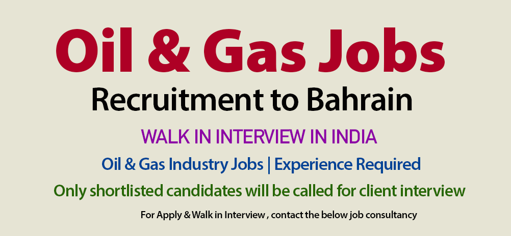 Oil and Gas Jobs Recruitment to Bahrain