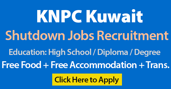 knpc kuwait shutdown job vacancies